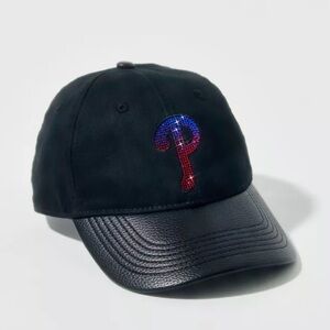 Pro Standard MLB Philadelphia Phillies Jewel Logo Dad Hat Black NWT